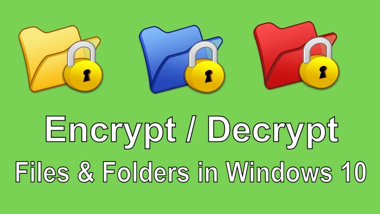 how to decrypt windows 10