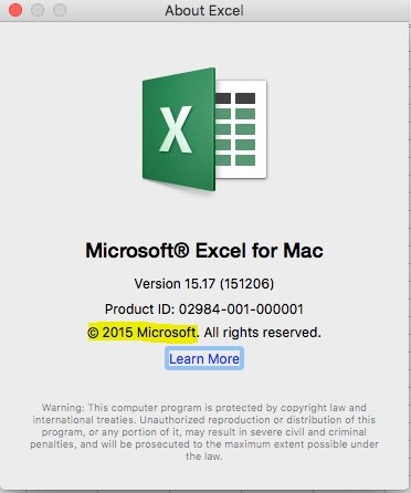 microsoft word for mac version 15.31
